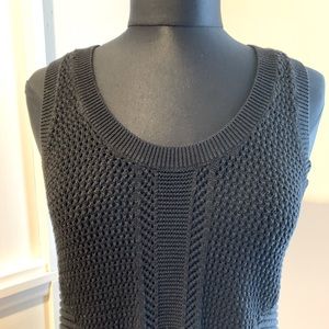 Banana Republic Heritage black knit sweater tank